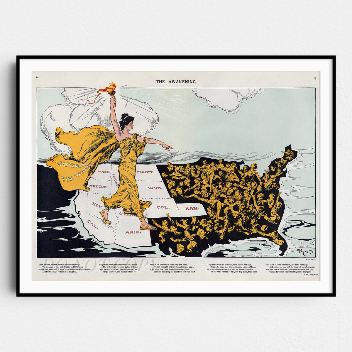 The Awakening 1915 - Lady Liberty, Votes for Women