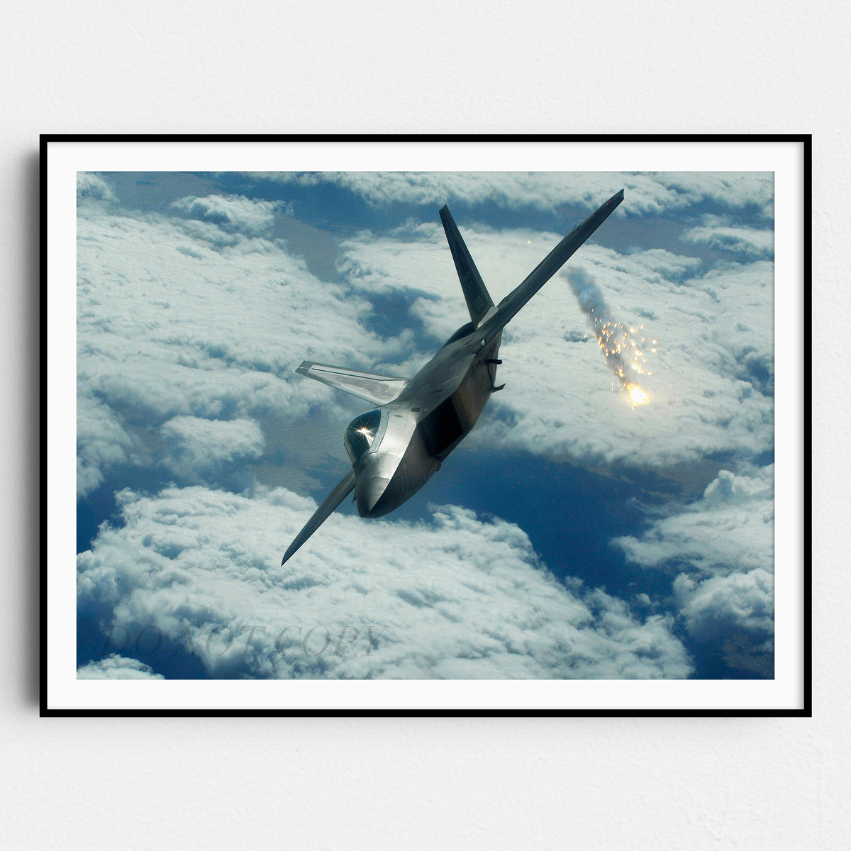 F-22 Raptor Deploying Flares