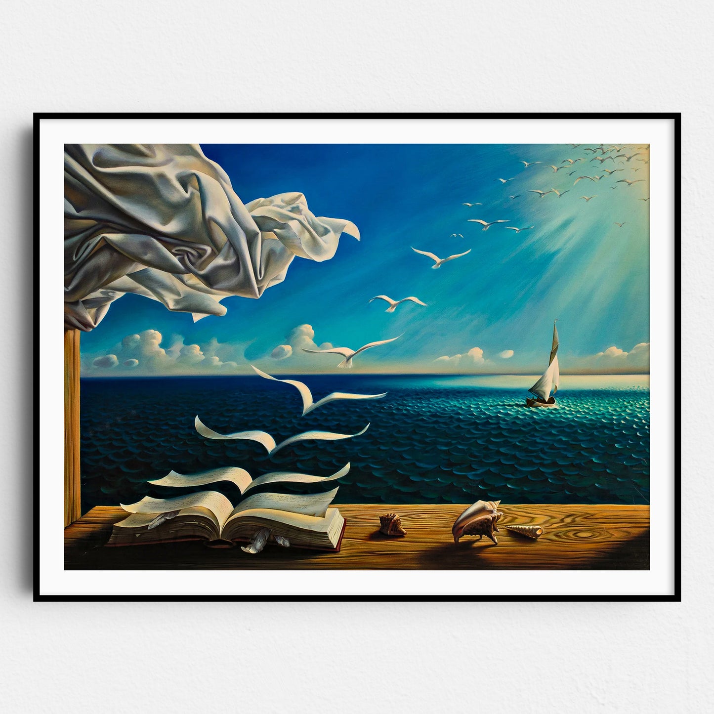 Books to Birds 1931 by Salvador Dali