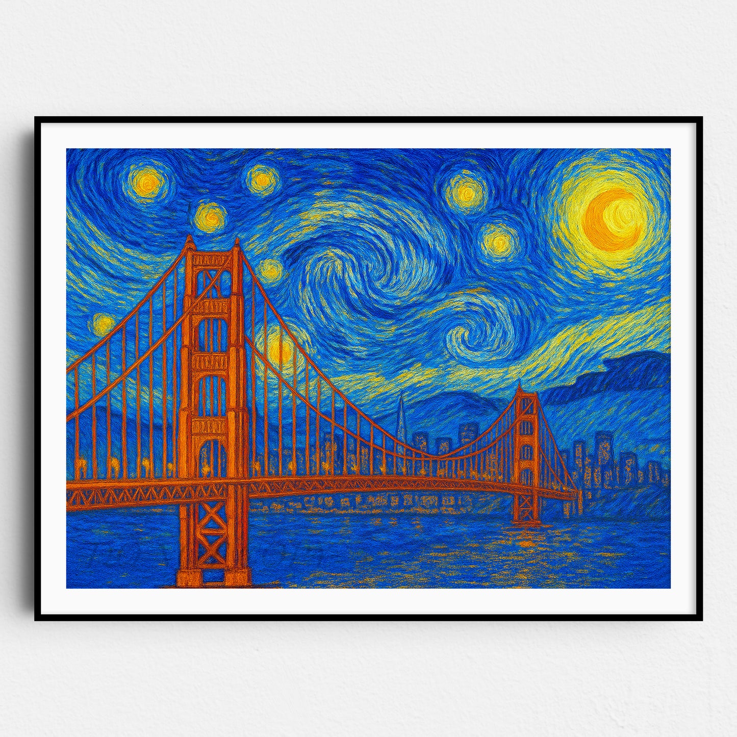 San Francisco As Van Gogh Starry Night