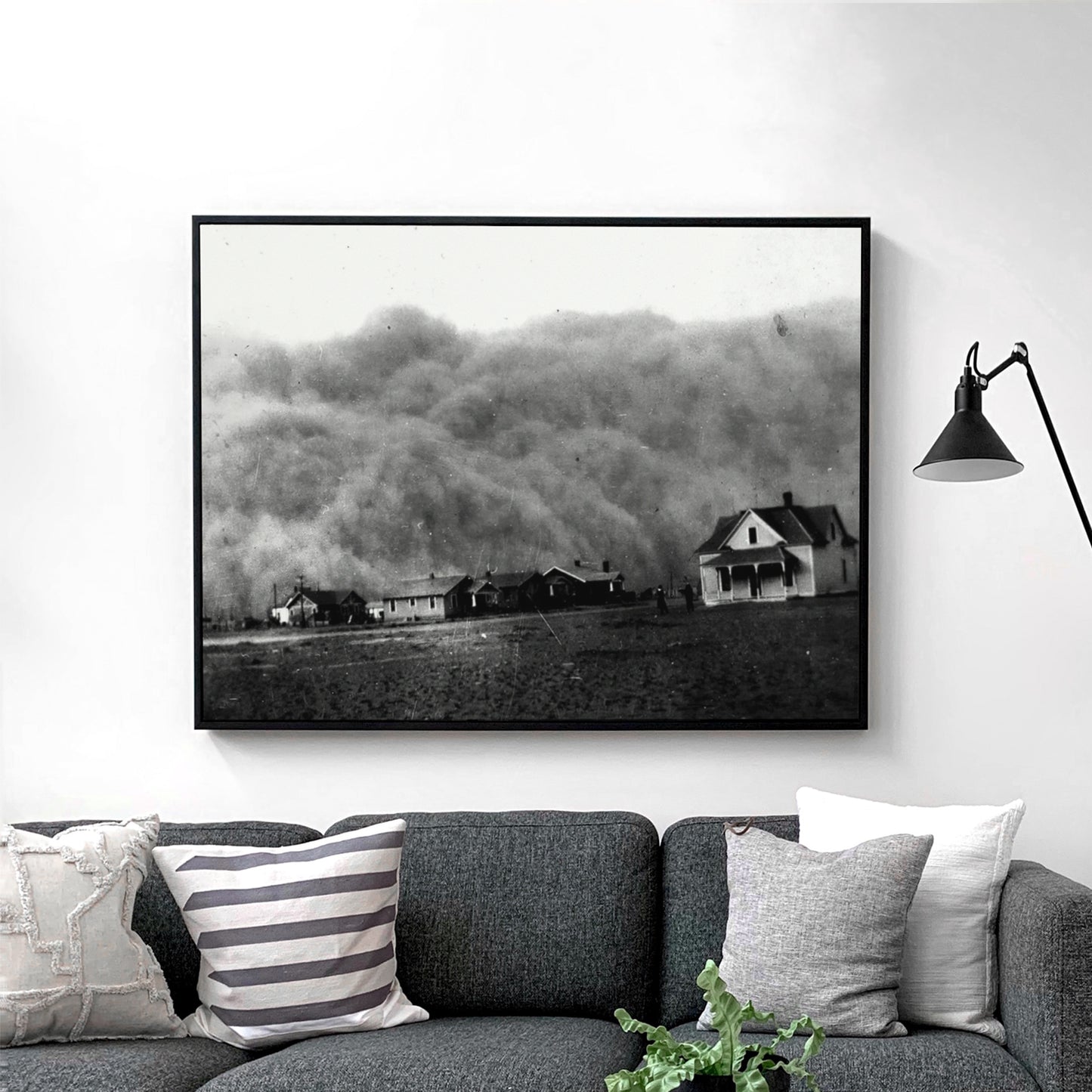 The Dust Bowl - Dust Storm in Stratford, Texas