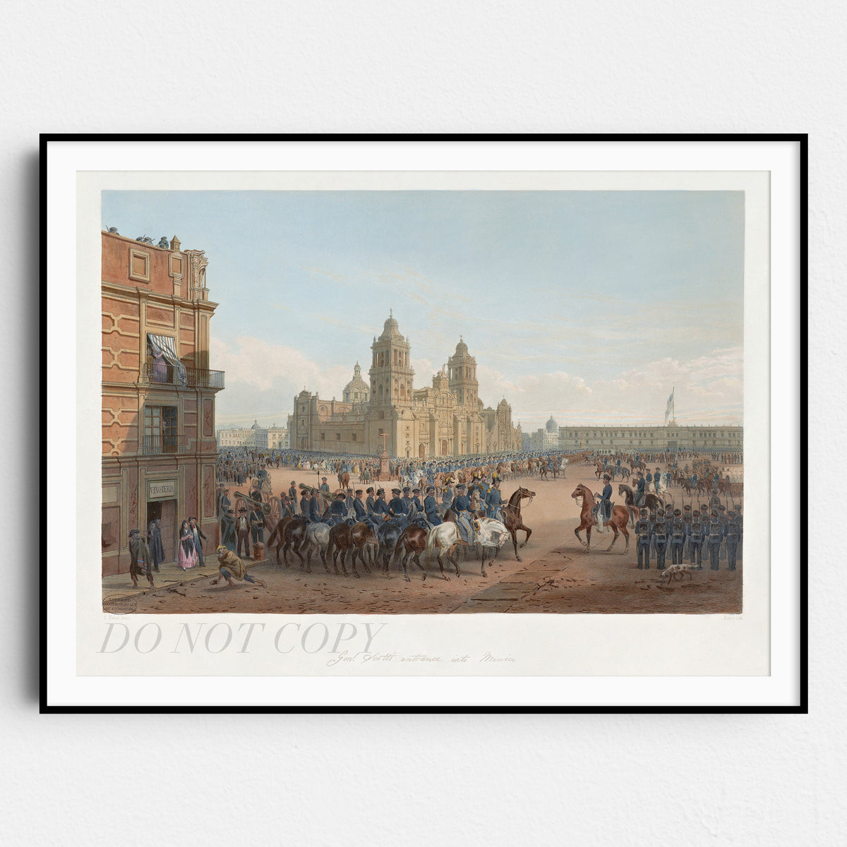 General Scott's Entrance Into Mexico - Carl Nebel