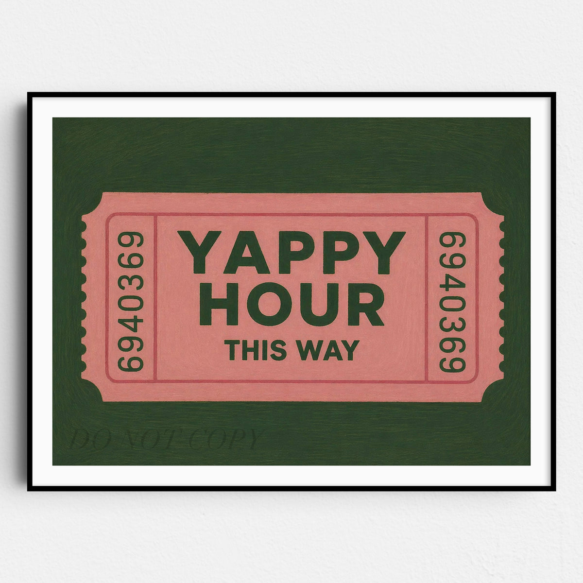 Yappy Hour Wall Sign