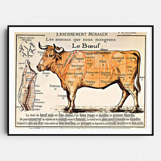 French School - Beef Diagram