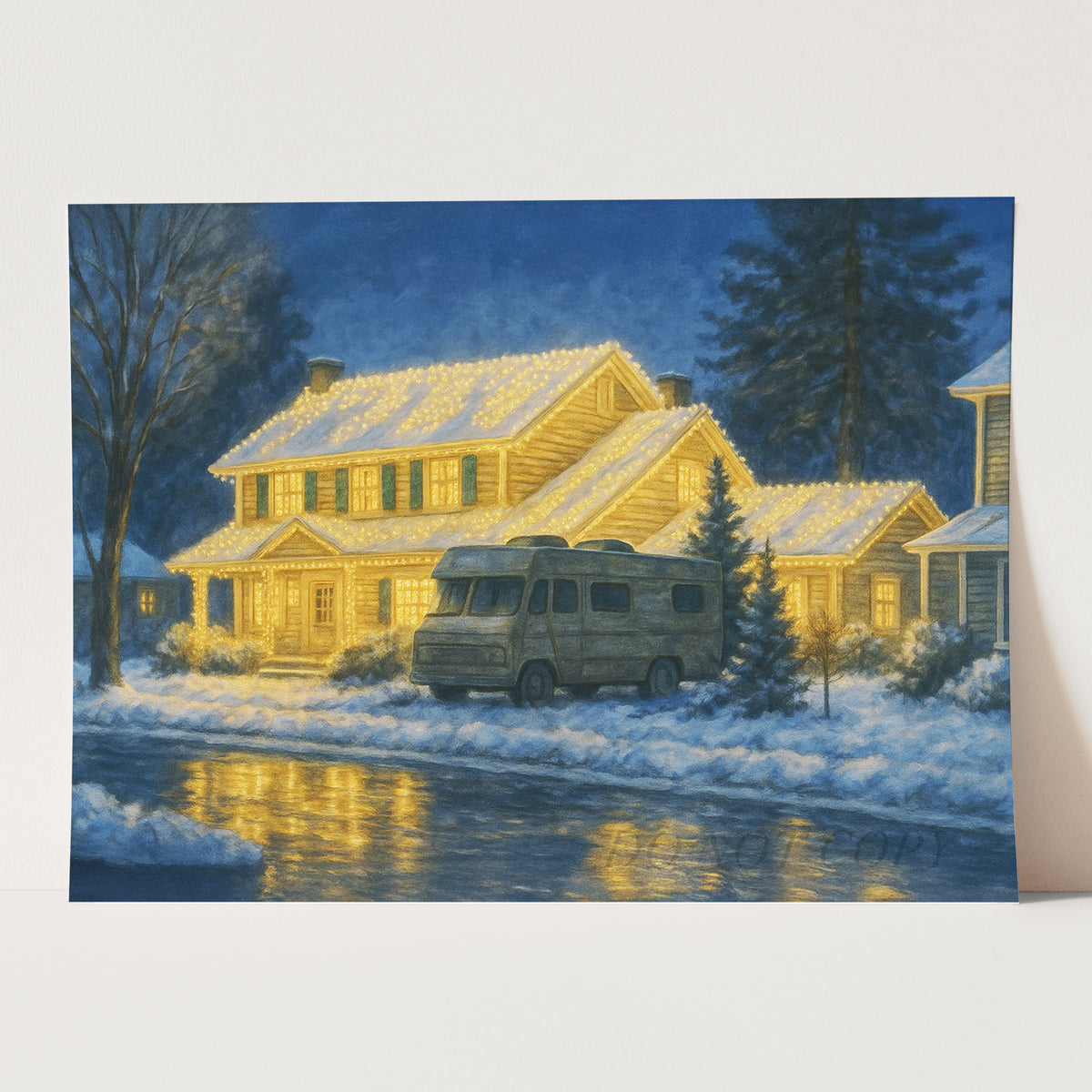Griswold Family House Lights Christmas Vacation
