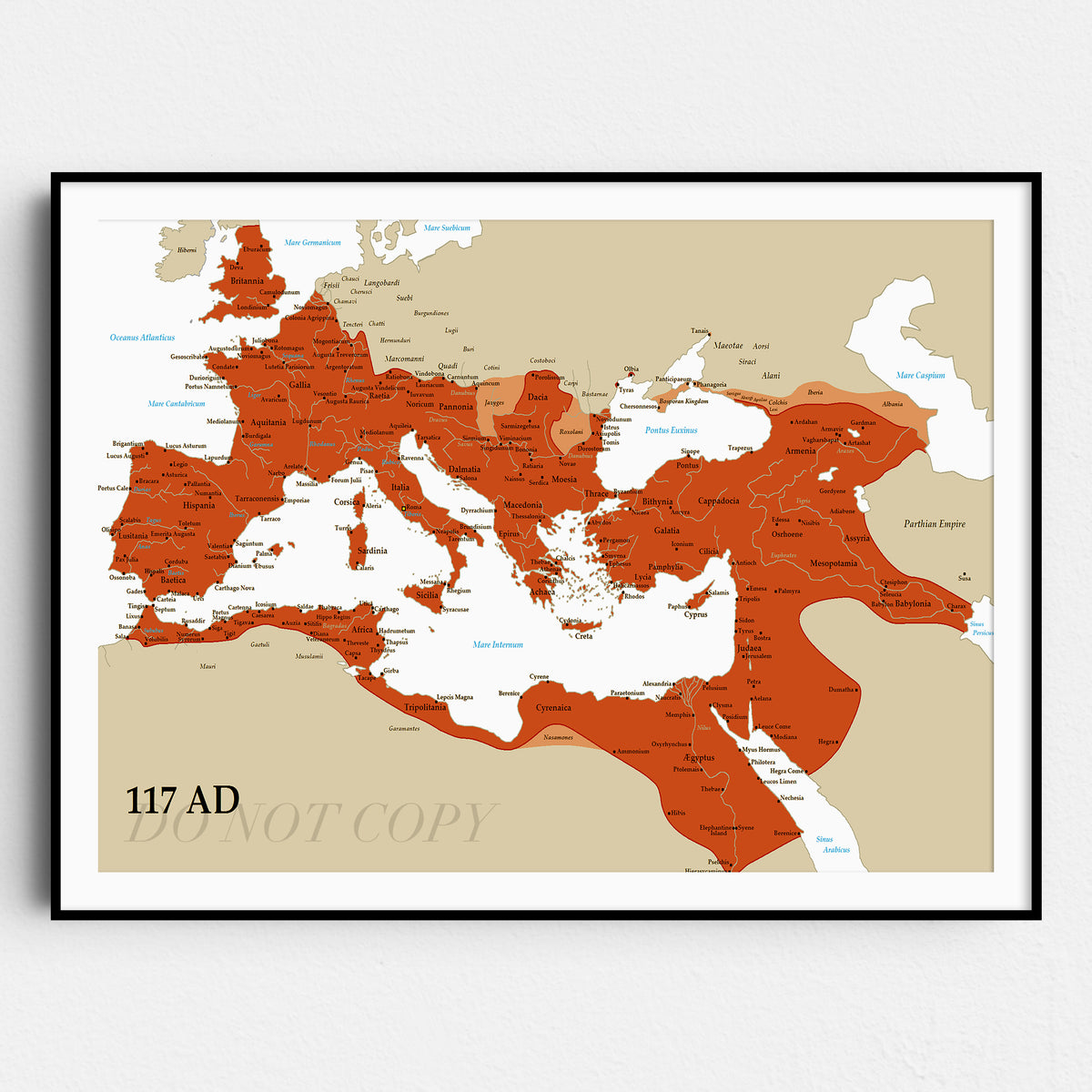 The Roman Empire At Its Peak, 117 AD