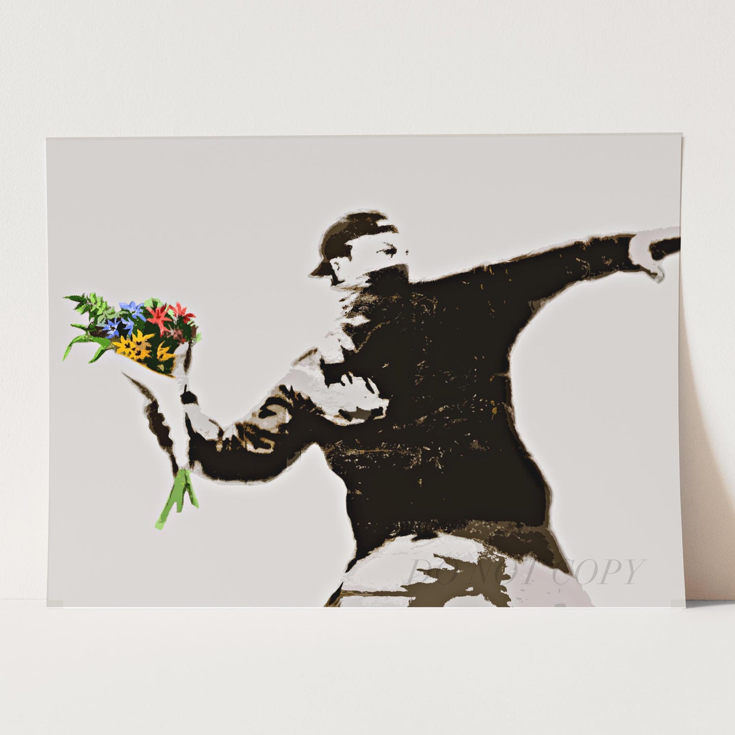 Flower Thrower Banksy