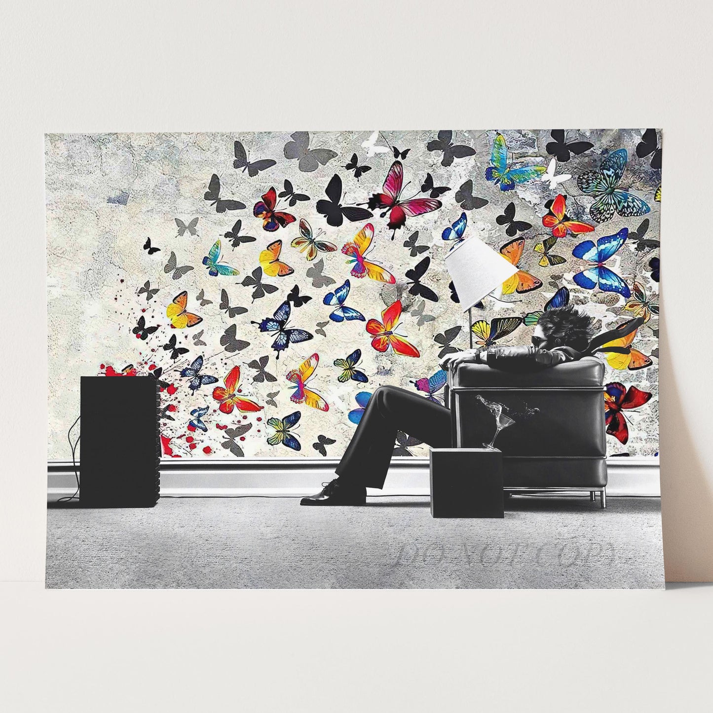 The Blown Away Guy Banksy Butterfly