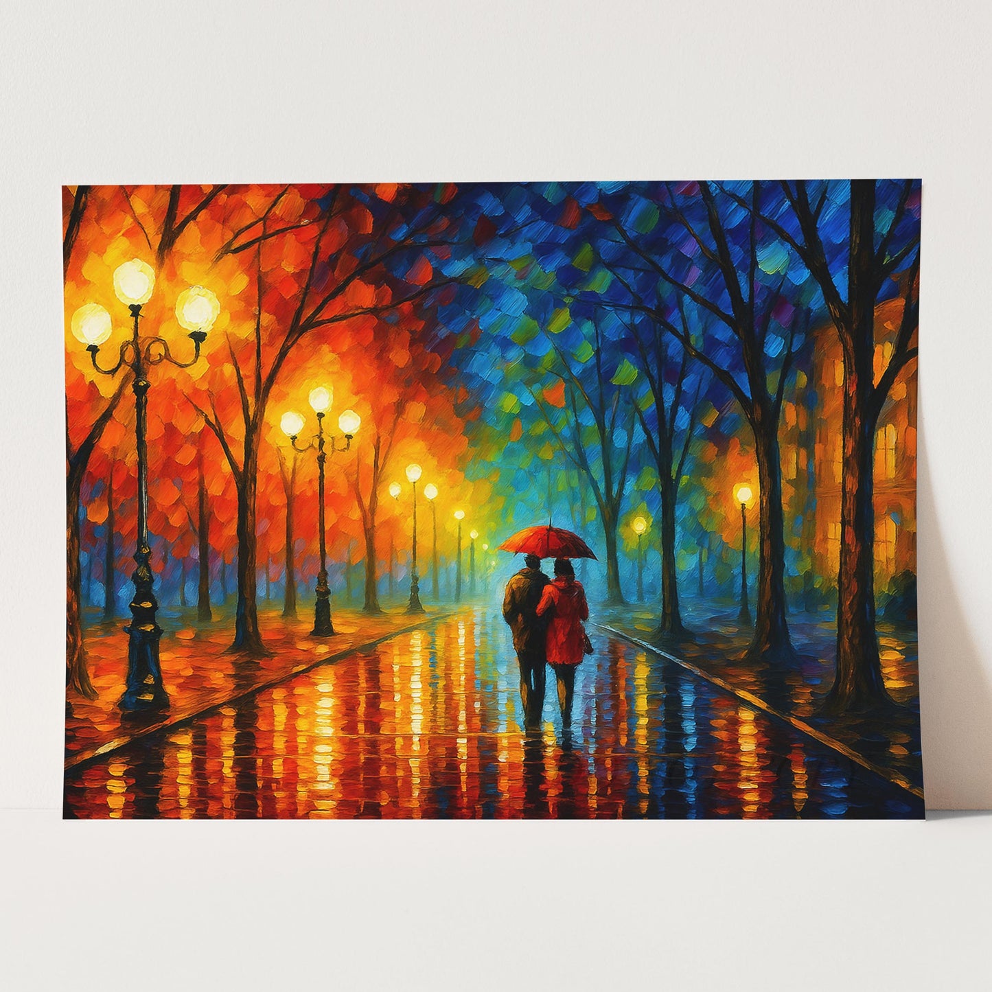 Walking Colorful Streets