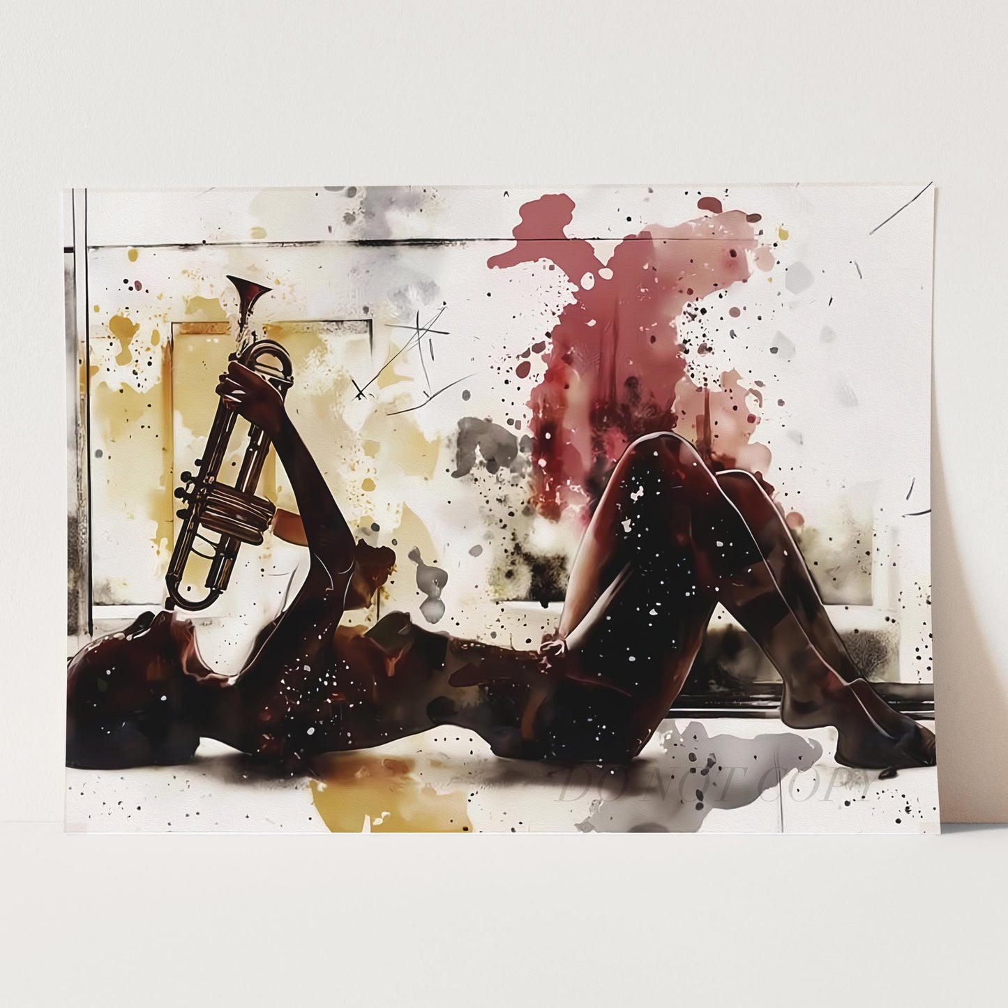 Girl Playing Trumpet
