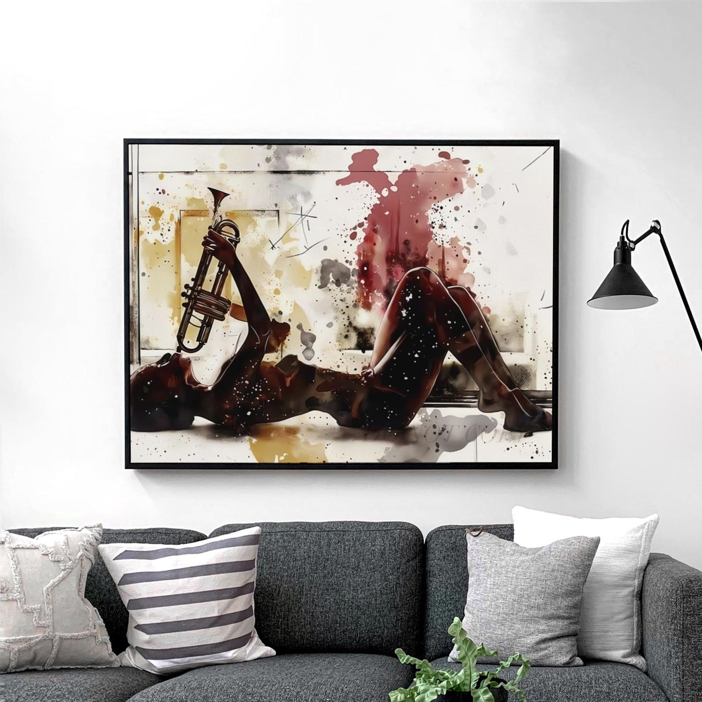 Girl Playing Trumpet