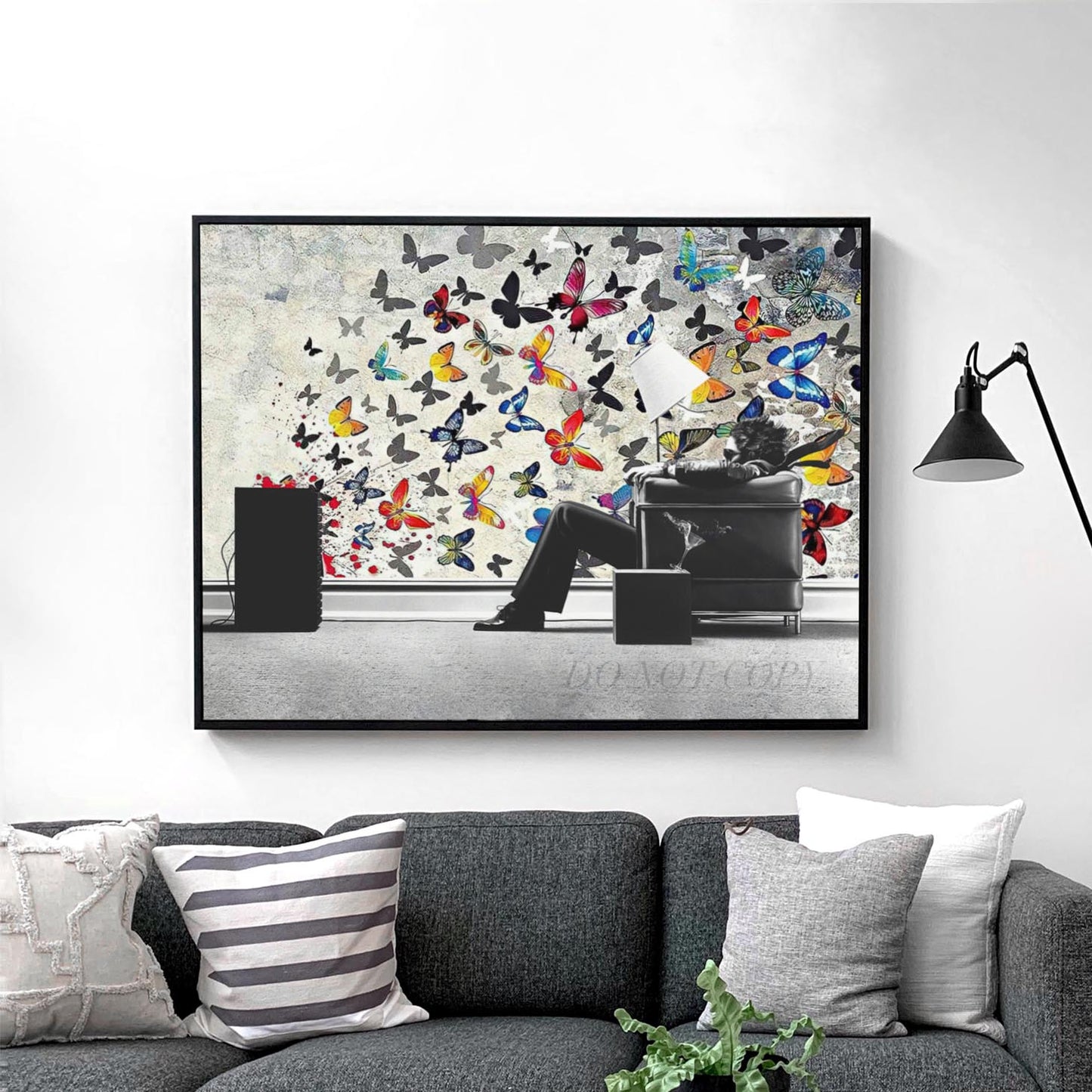 The Blown Away Guy Banksy Butterfly