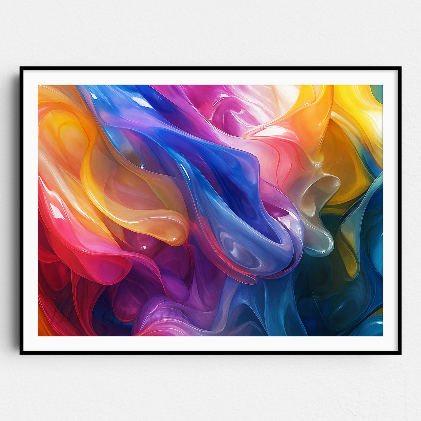 Blue Marble Abstract