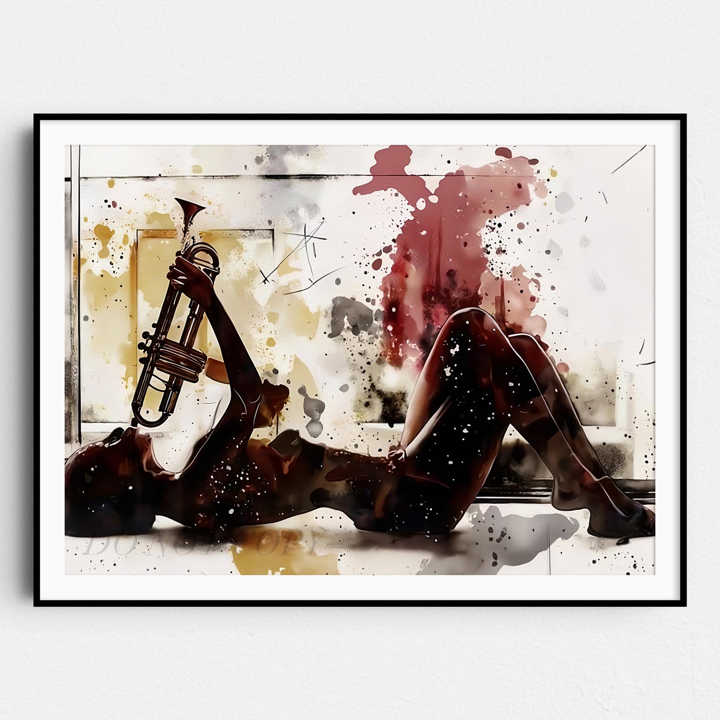 Girl Playing Trumpet