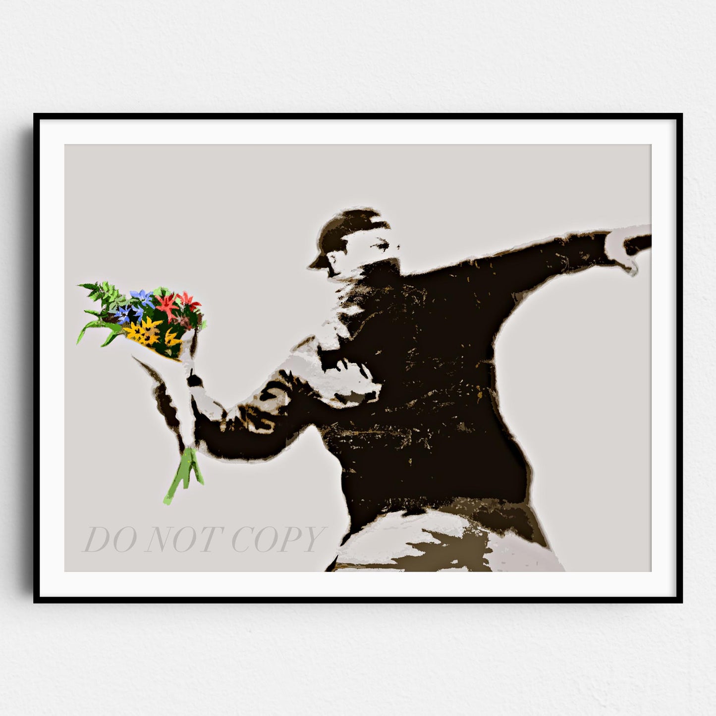 Flower Thrower Banksy
