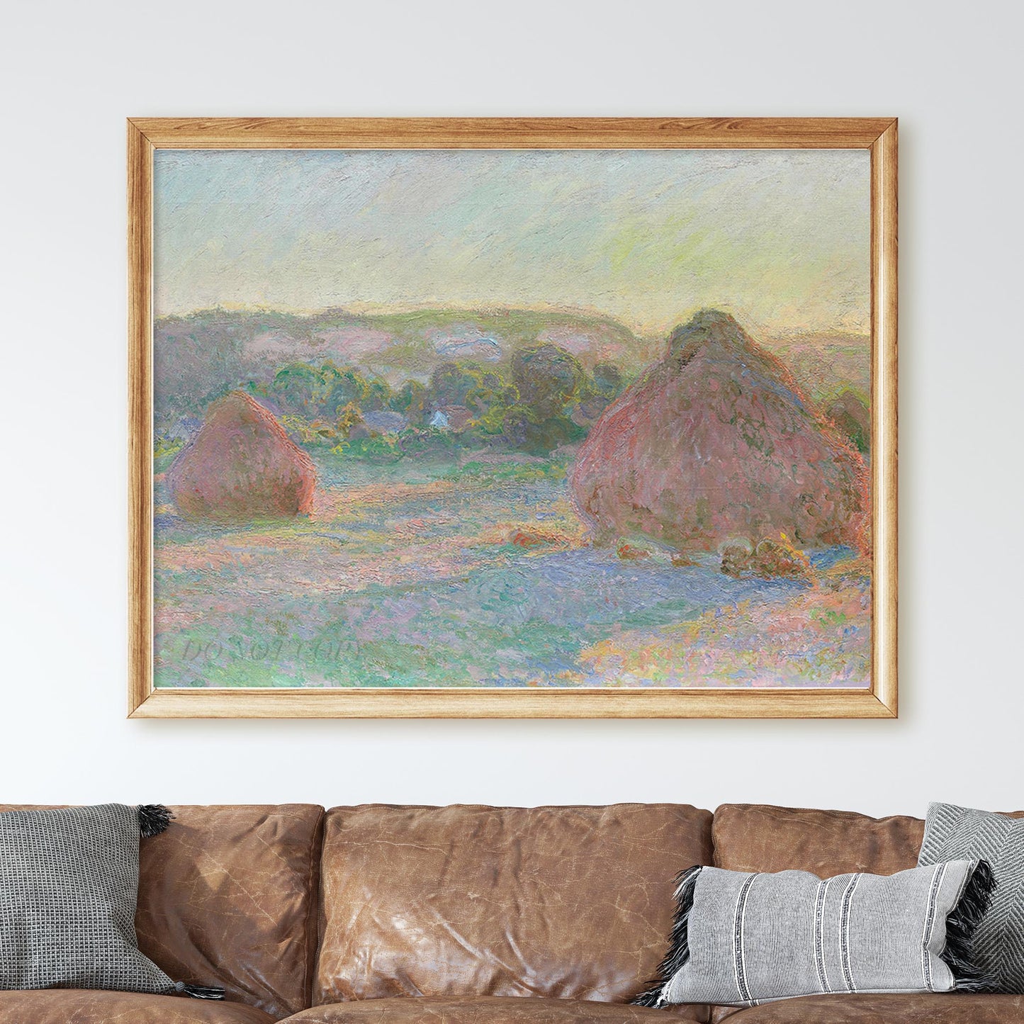 Stacks of Wheat (End of Summer) 1891 by Claude Monet