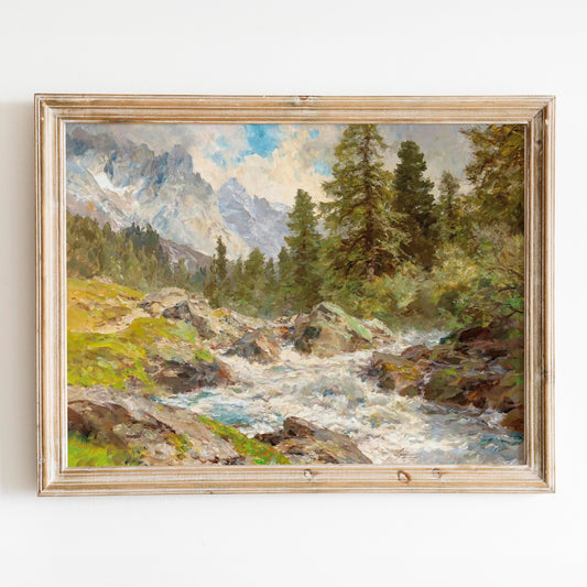 A Swiss Mountain Stream