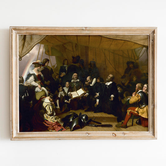 Embarkation Of The Pilgrims