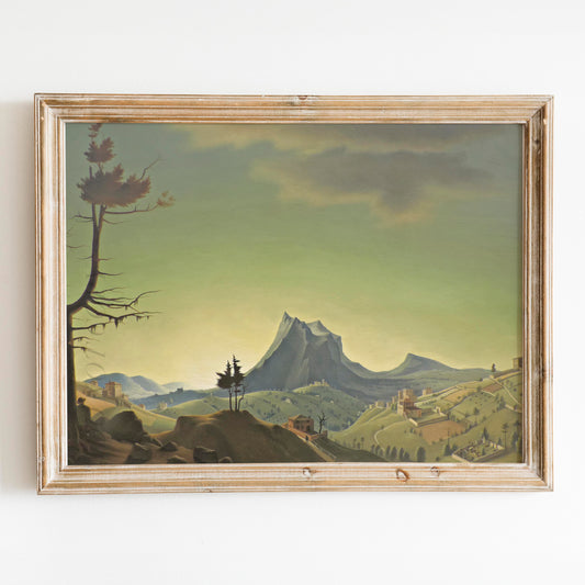 Evening Landscape (1933) by Franz Sedlacek