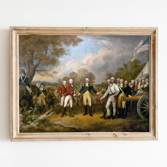 Surrender of General Burgoyne by John Trumbull
