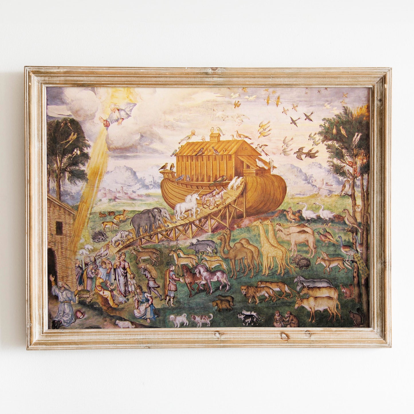 Noahs Ark - Rising in the Ark by Aurelio Luini