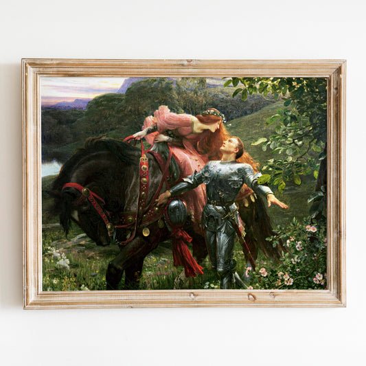 La Belle Dame Sans Merci By Sir Frank Dicksee