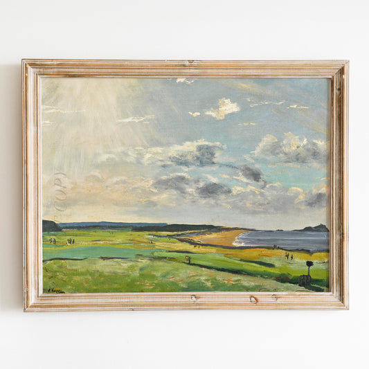 The Golf Course, North Berwick (1922) by John Lavery