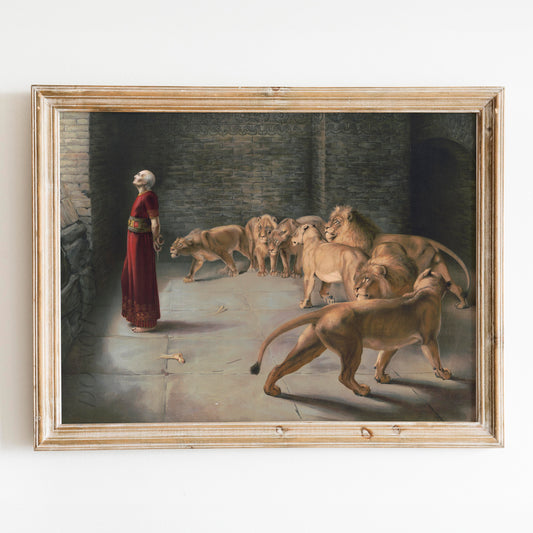 Daniel’s Answer To The King (1893) - Daniel In The Lion's Den