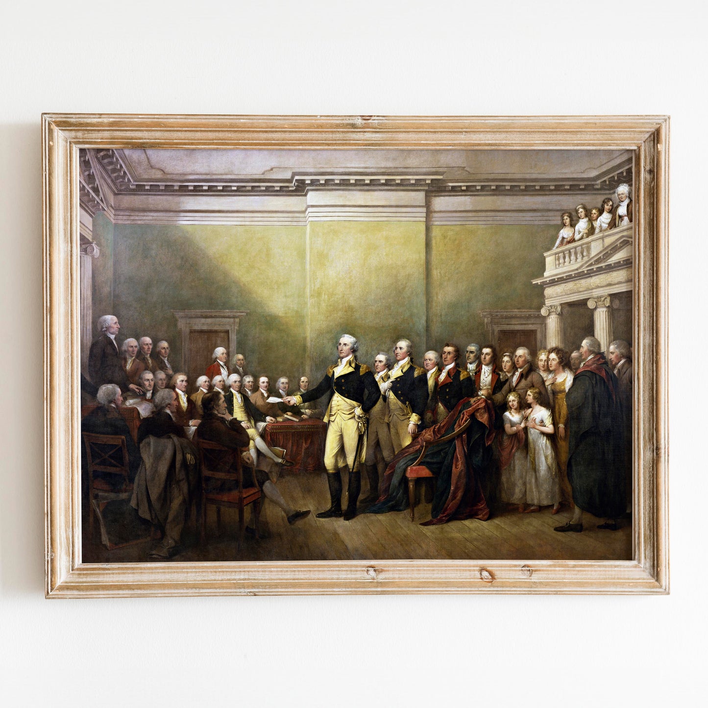 General George Washington Resigning His Commission