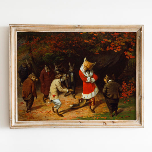 His Majesty Receives, 1885 by William Holbrook Beard
