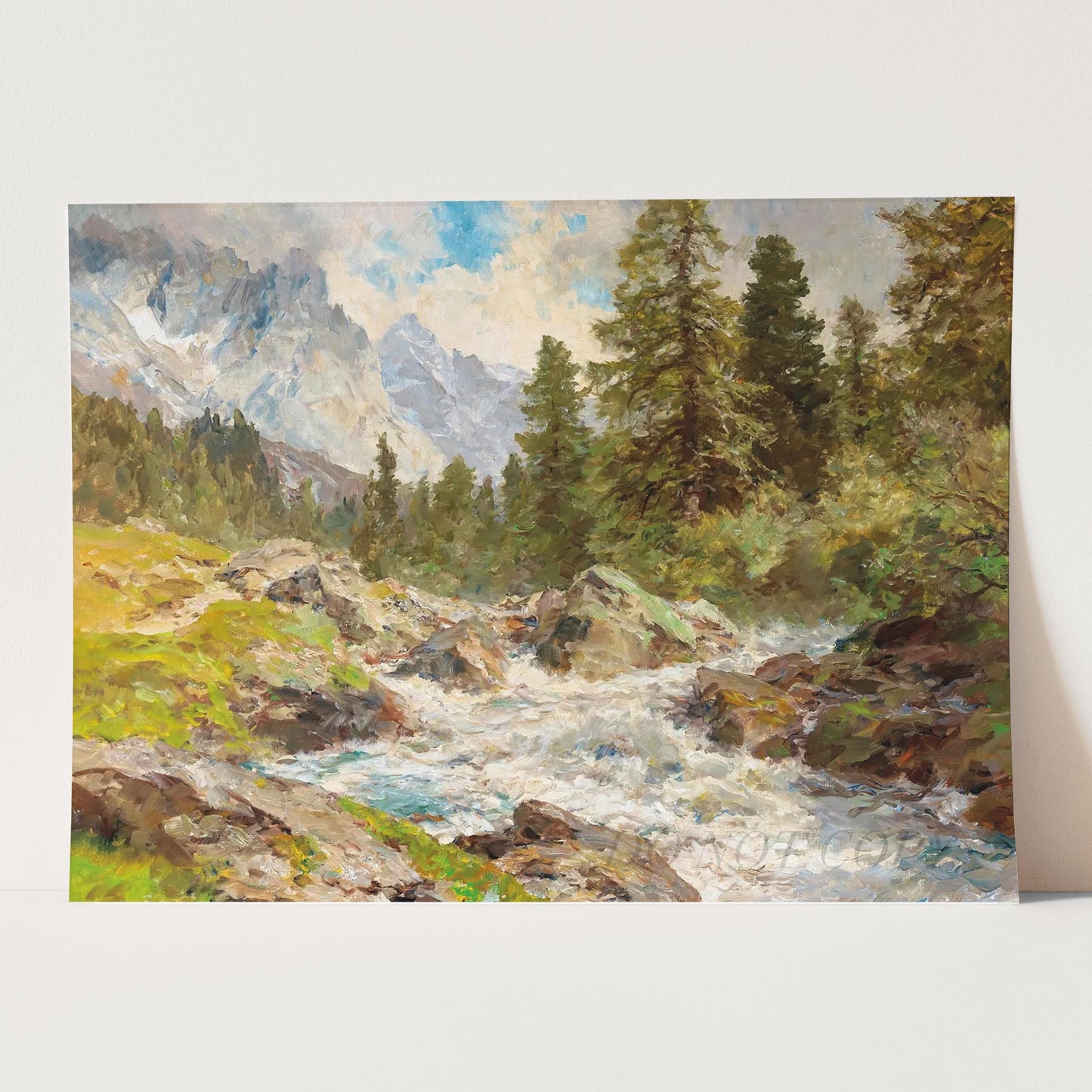 A Swiss Mountain Stream