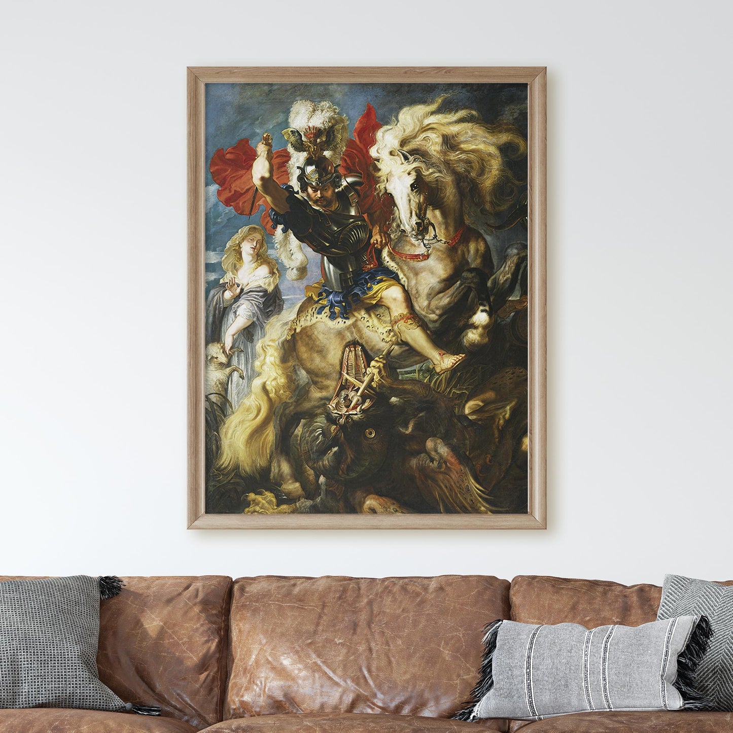 St. George and The Dragon by Peter Paul Rubens