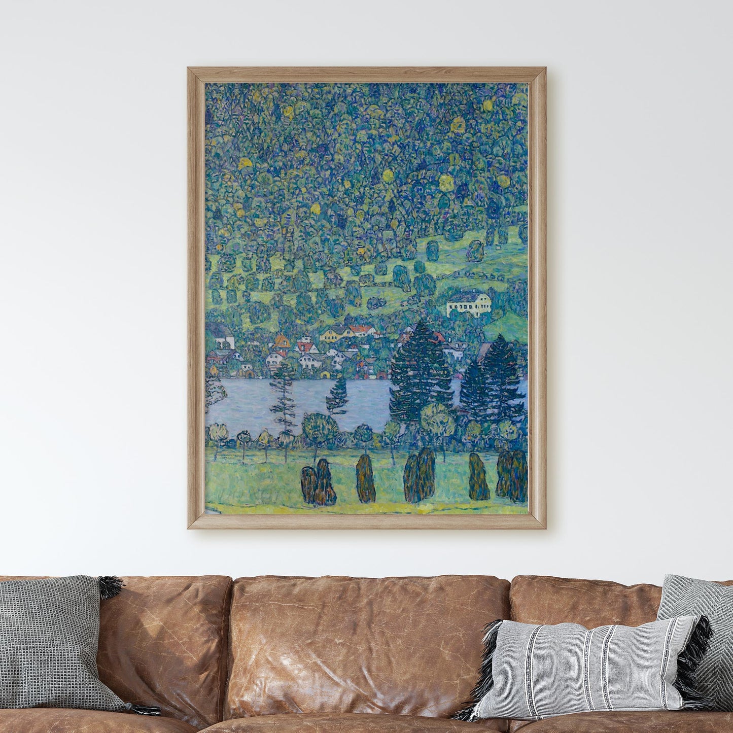 Forest Slope in Unterach on the Attersee by Gustav Klimt