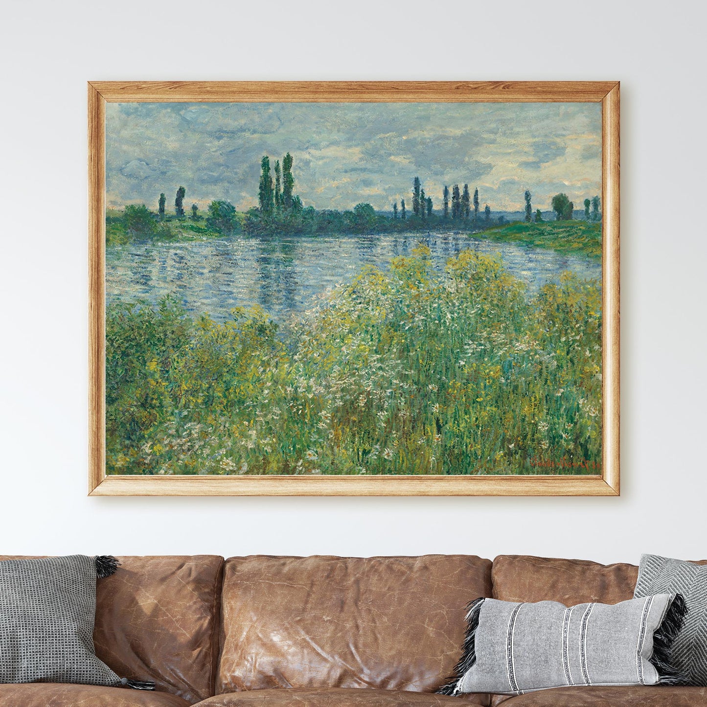 Banks of the Seine by Claude Monet