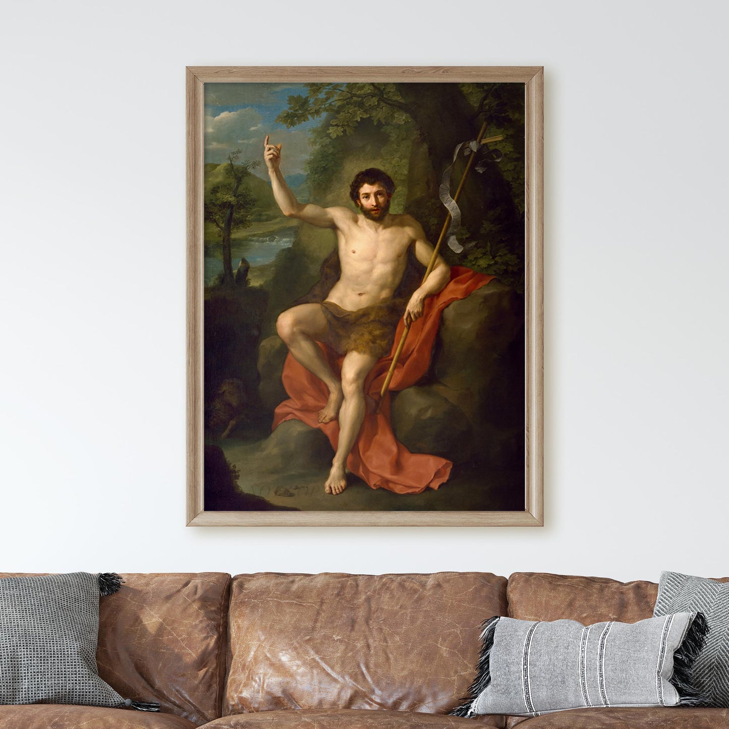 St. John the Baptist Preaching in the Wilderness by Anton Raphael Mengs