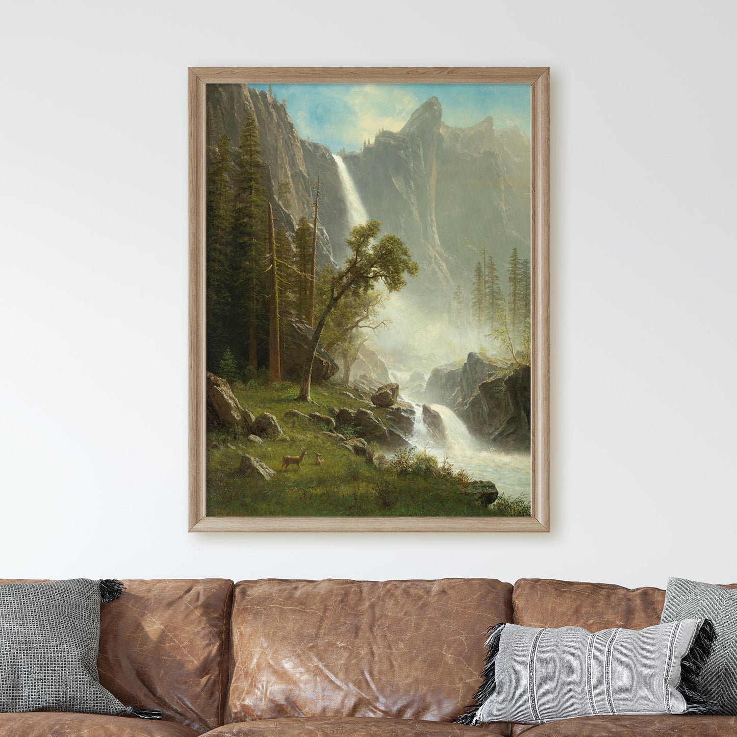 Yosemite Falls by Albert Bierstadt