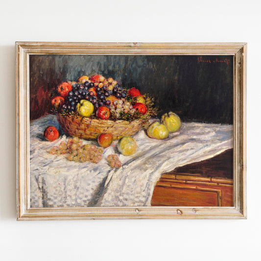 Apples and Grapes (1879–1880) by Claude Monet