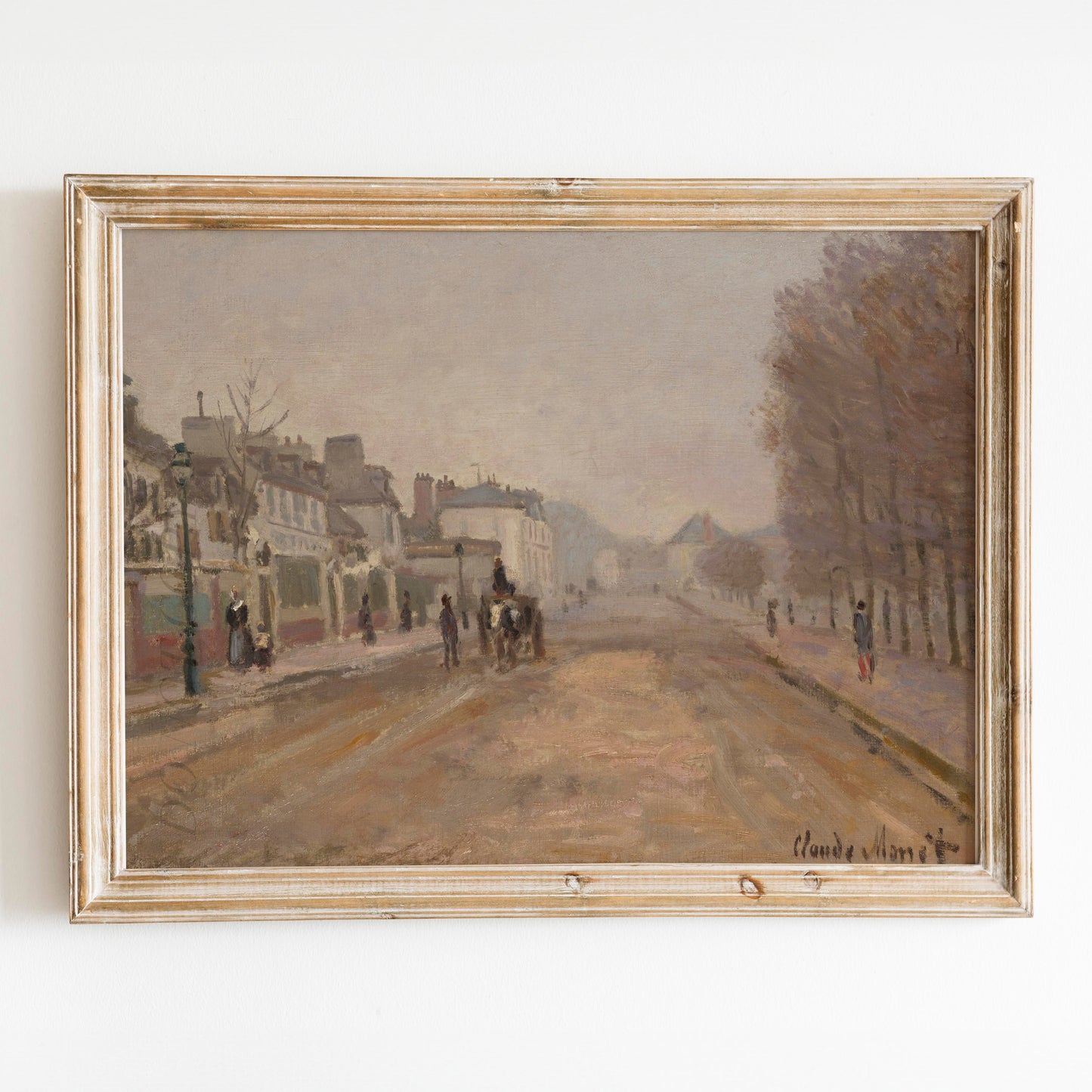 Boulevard Héloise, Argenteuil (1872) by Claude Monet