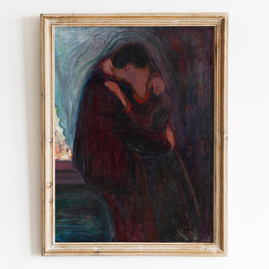 The Kiss (1897) by Edvard Munch