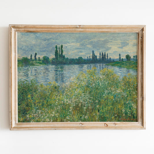 Banks of the Seine by Claude Monet