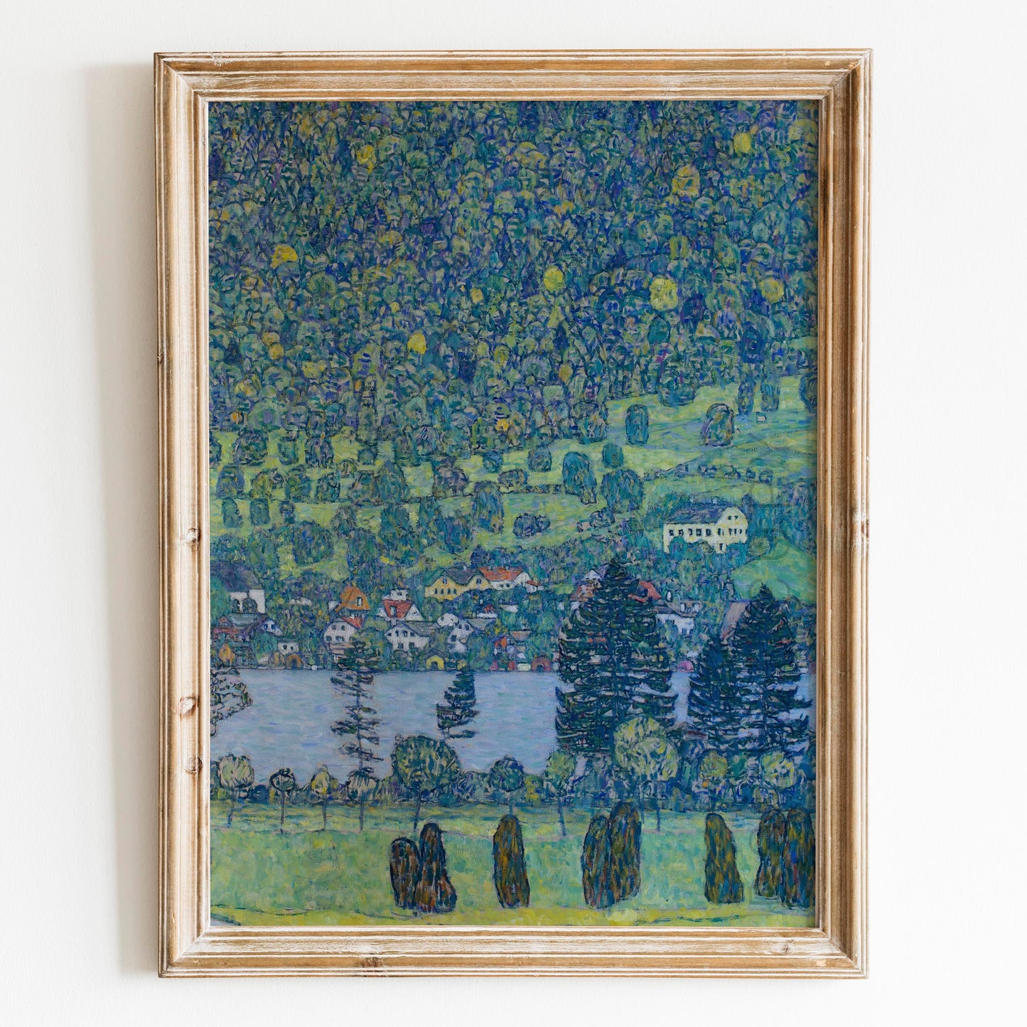Forest Slope in Unterach on the Attersee by Gustav Klimt