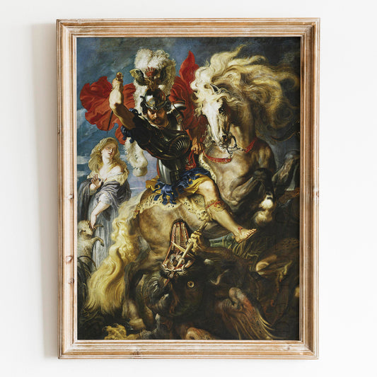 St. George and The Dragon by Peter Paul Rubens