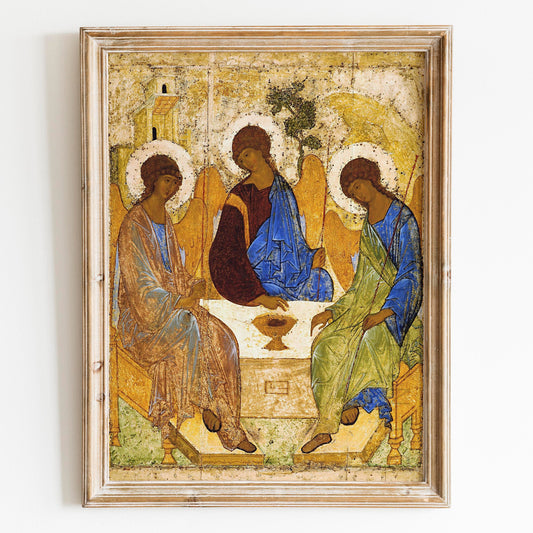 The Holy Trinity By Andrei Rublev