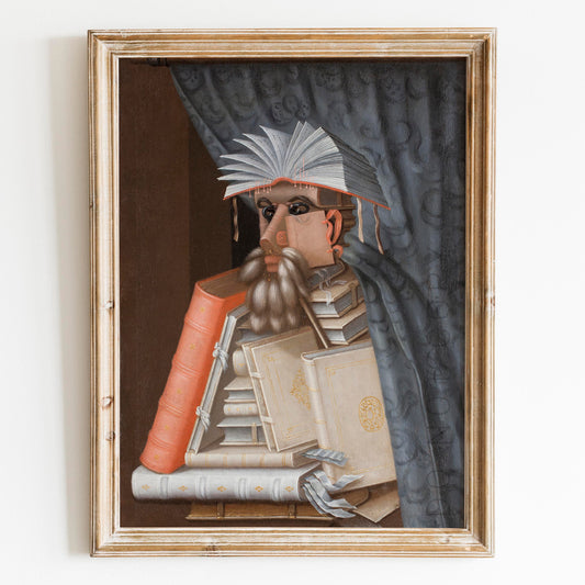 The Librarian by Giuseppe Arcimboldo