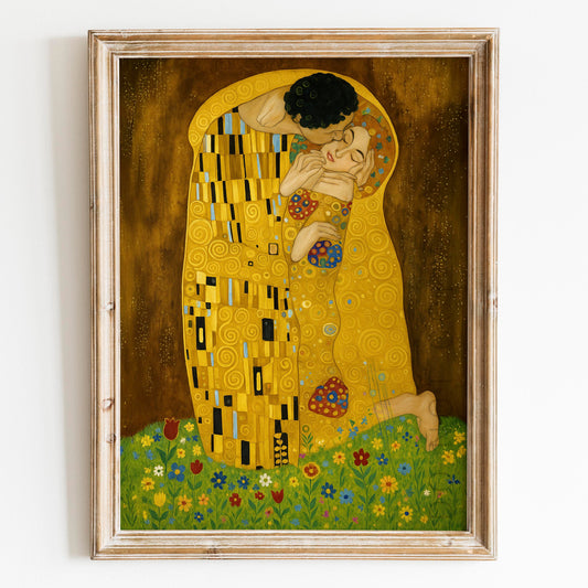 The Kiss by Gustav Klimt