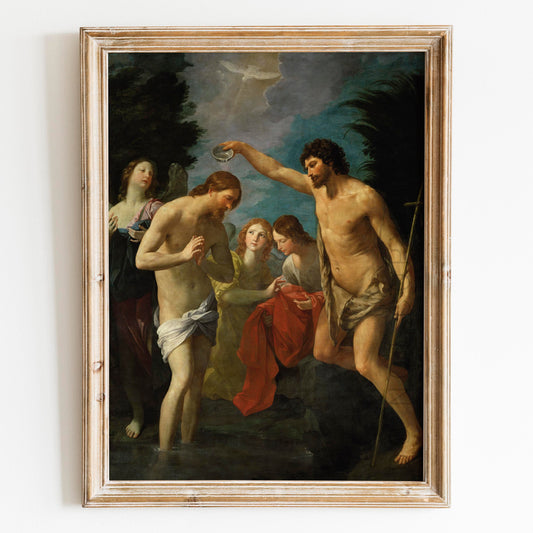 The Baptism of Christ by Guido Reni