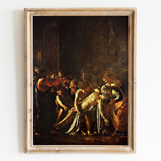 The Raising Of Lazarus by Caravaggio