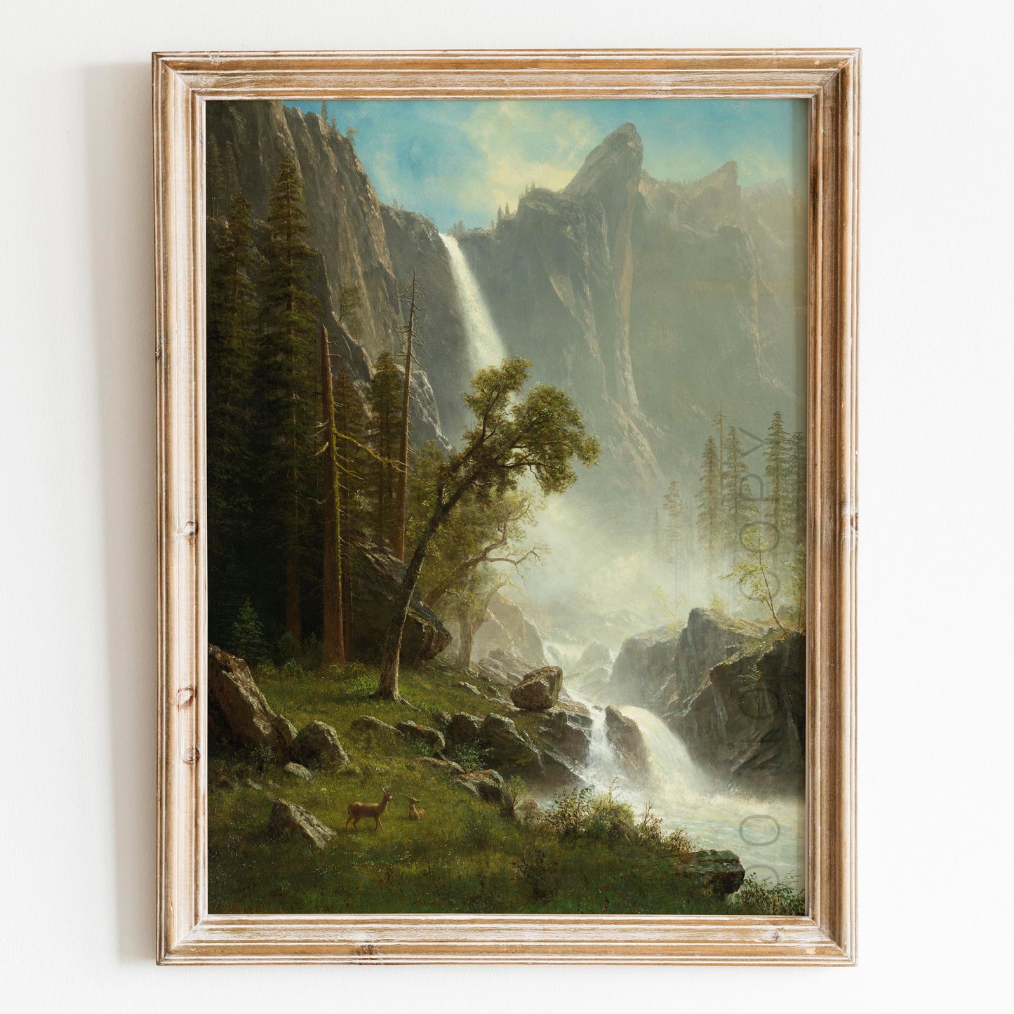 Yosemite Falls by Albert Bierstadt