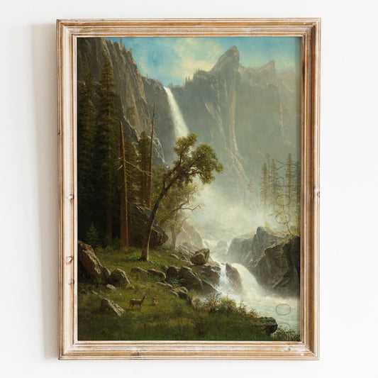 Yosemite Falls by Albert Bierstadt