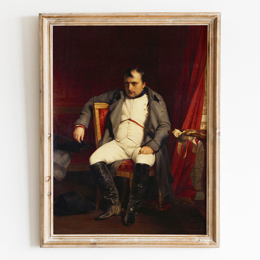 Napoleon at Fontainebleau by Paul Delaroche